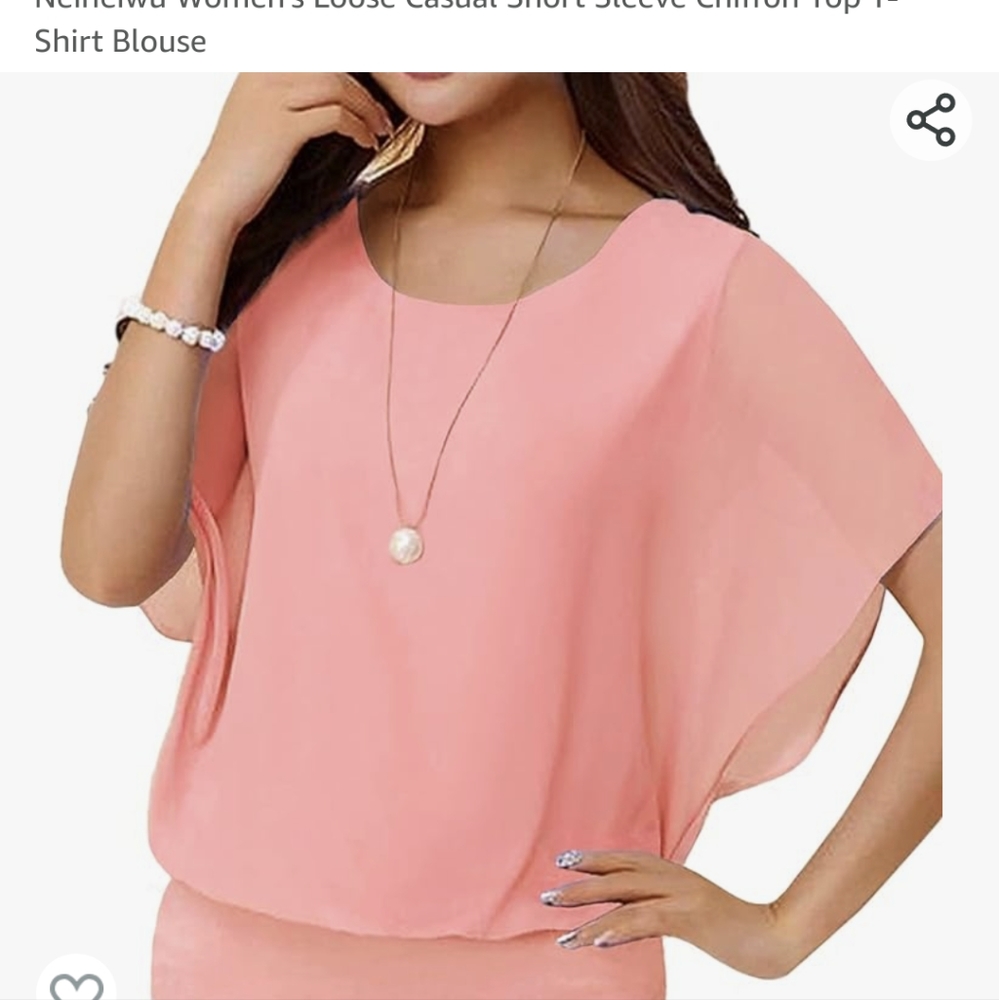 Chiffon shirt beautiful from Amazon